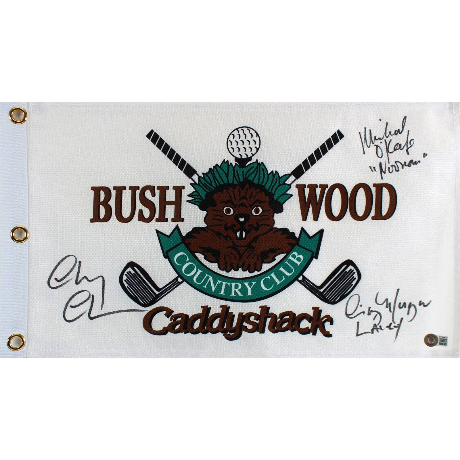 Bushwood C.C. Signed Pin Flag
